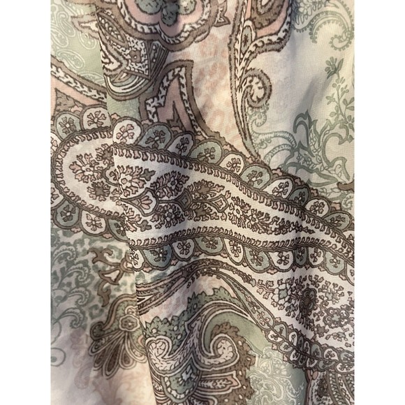 Chicos Lot of 2 Tops Blouses Spring Prints Size 2 12/14 Large - Picture 7 of 13